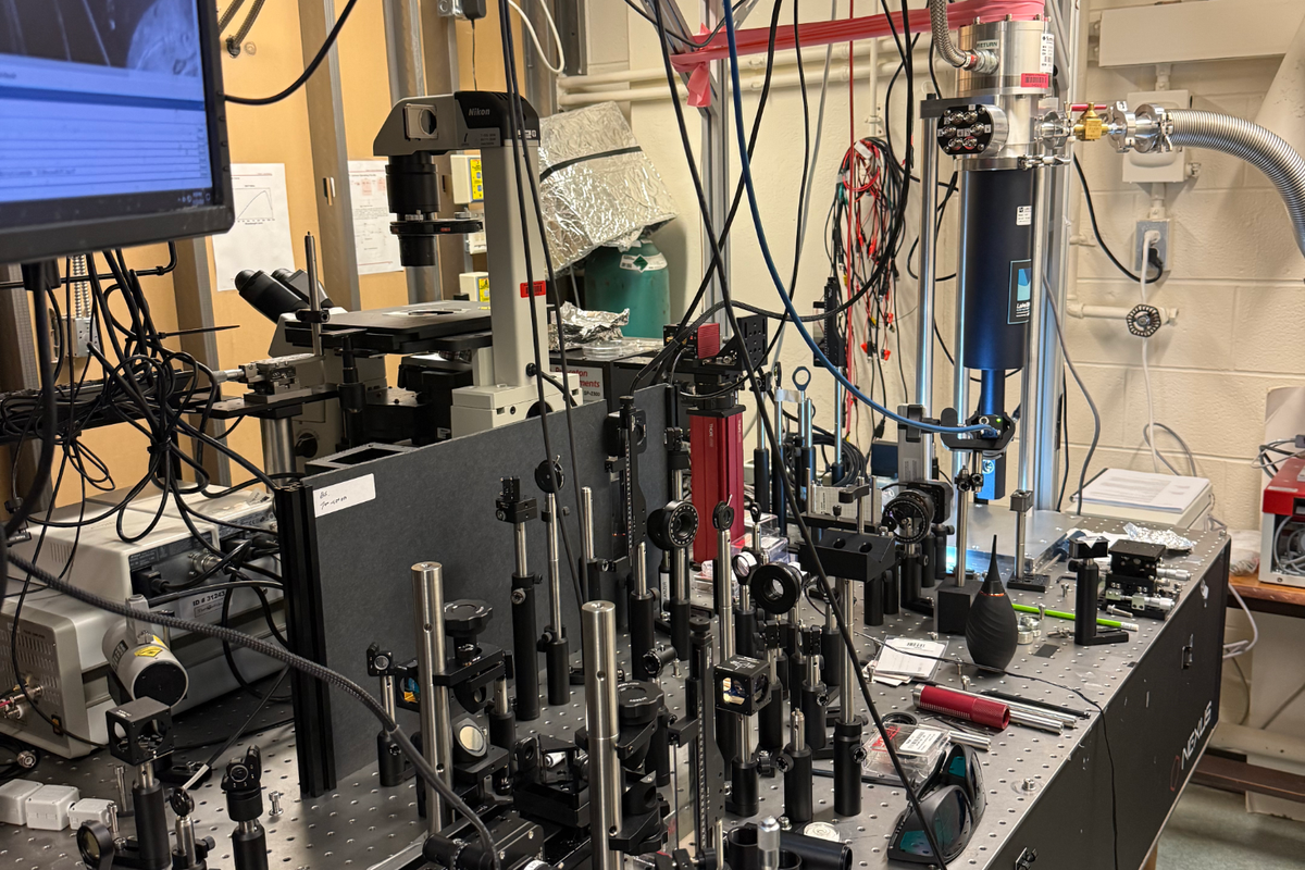 Optical spectroscopy setup