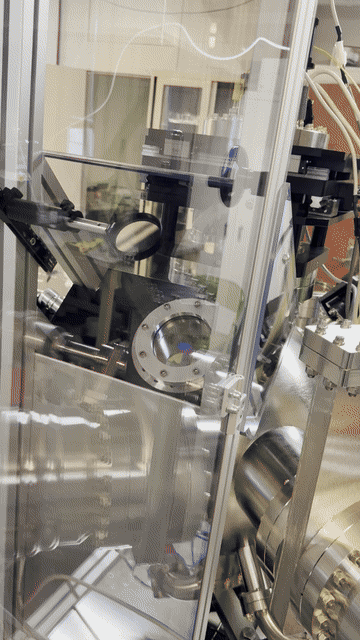 Pulsed laser deposition system operation video